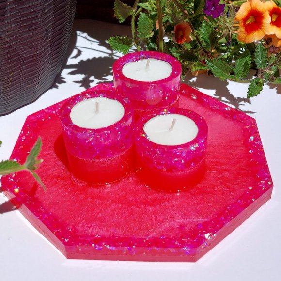 Tea Light/Candle Holder Tray - Picture 9 of 9